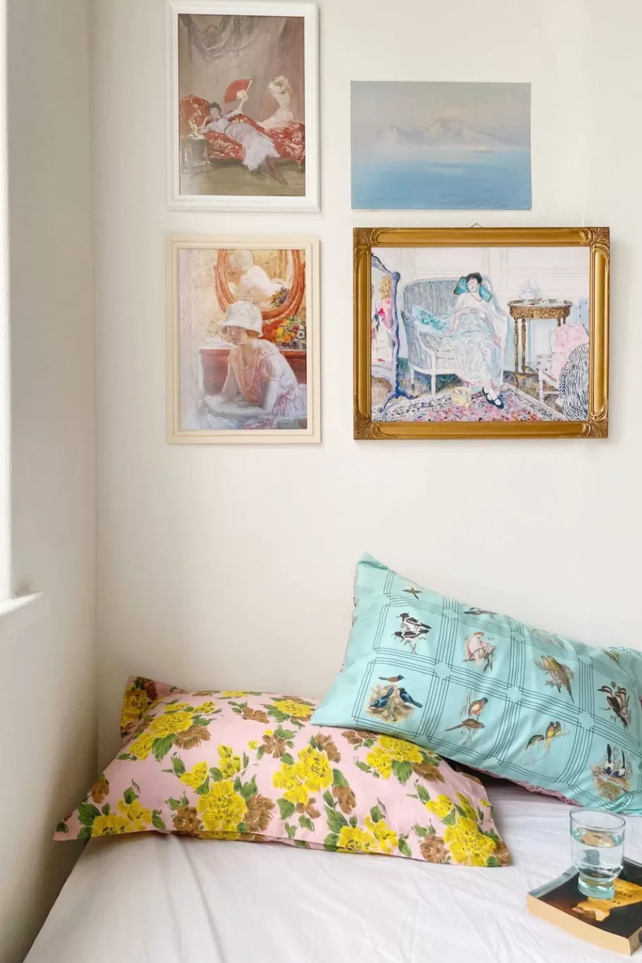 Women Lazybones Art Print Set - In The Boudoir