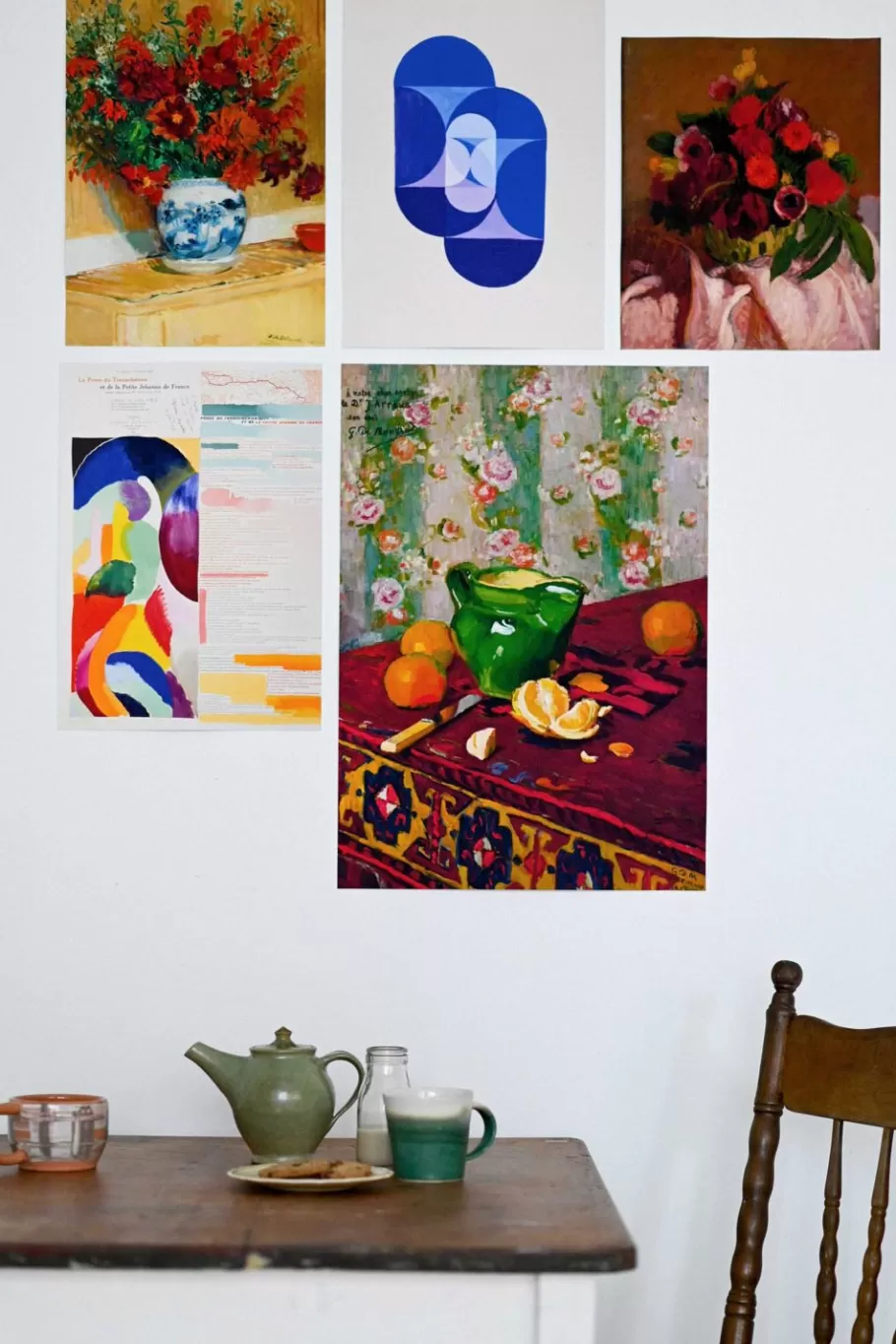 Women Lazybones Art Print Set - Mixed Flowers