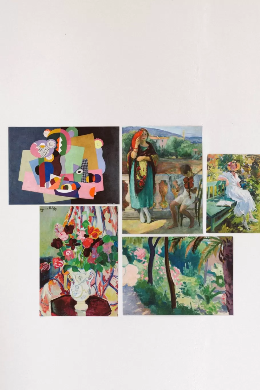 Women Lazybones Art Print Set - On The Balcony