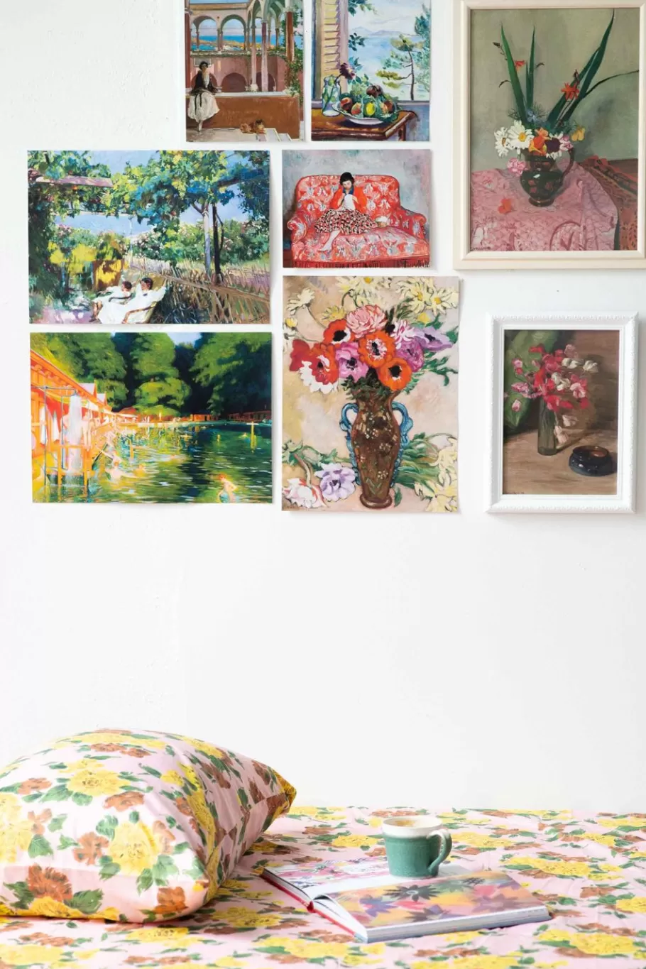 Women Lazybones Art Print Set - The Long Weekend