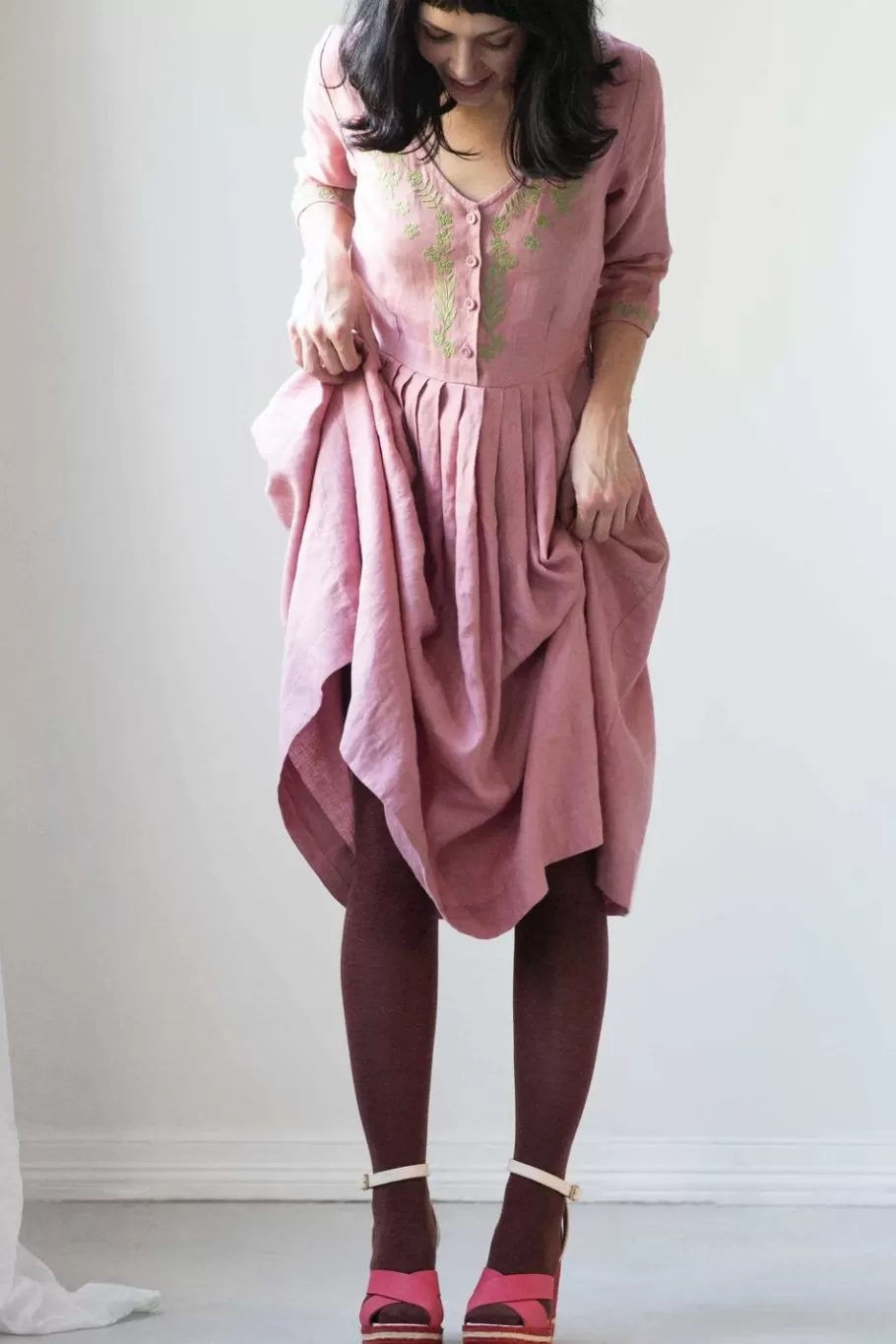 Women Lazybones Luxe Cacao Wool Tights