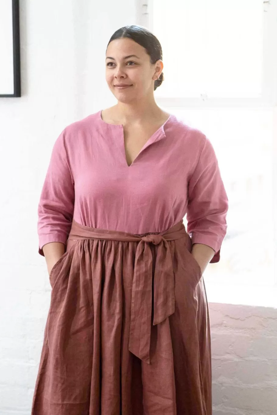 Women Lazybones Michaela Dress Copper