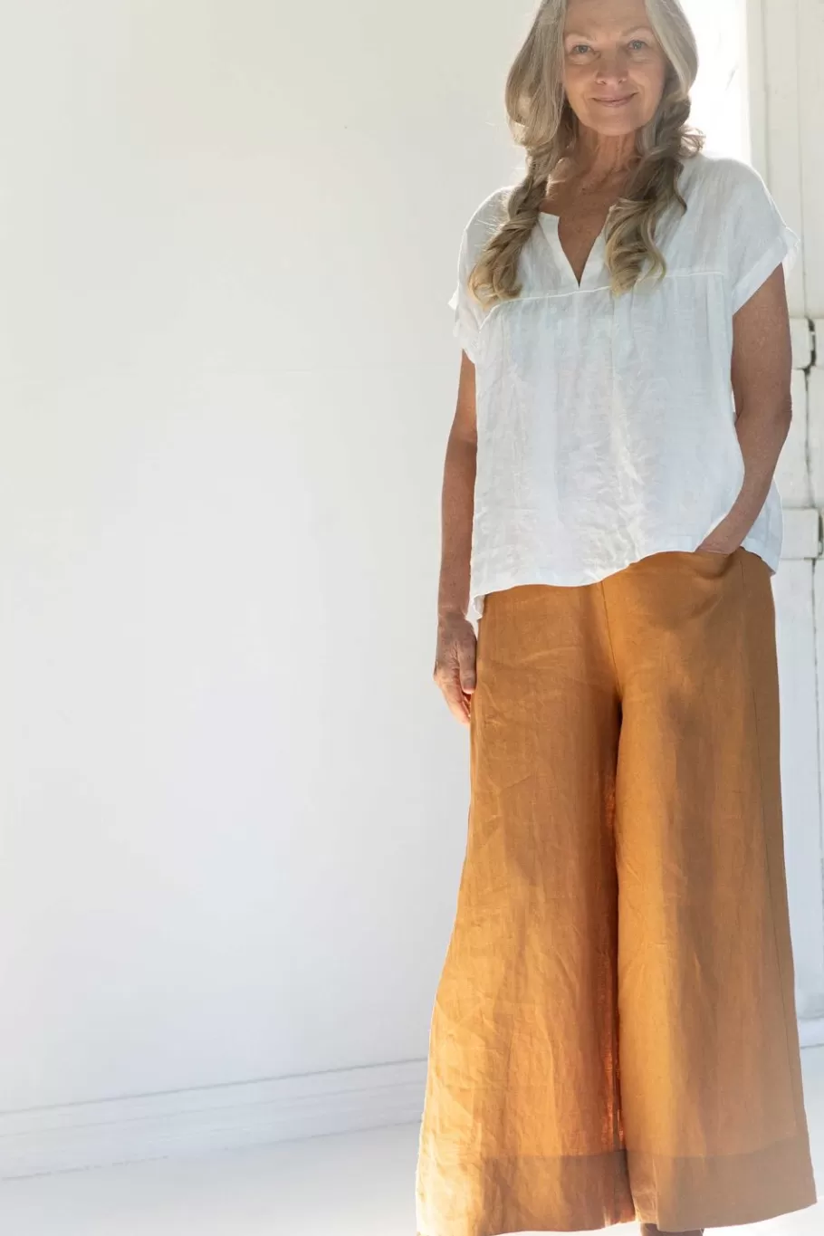 ollie_pant_caramel_7.webp Women Lazybones Ollie Pant Caramel