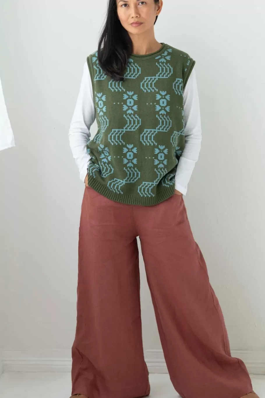 ollie_pant_copper_2.webp Women Lazybones Ollie Pant Copper