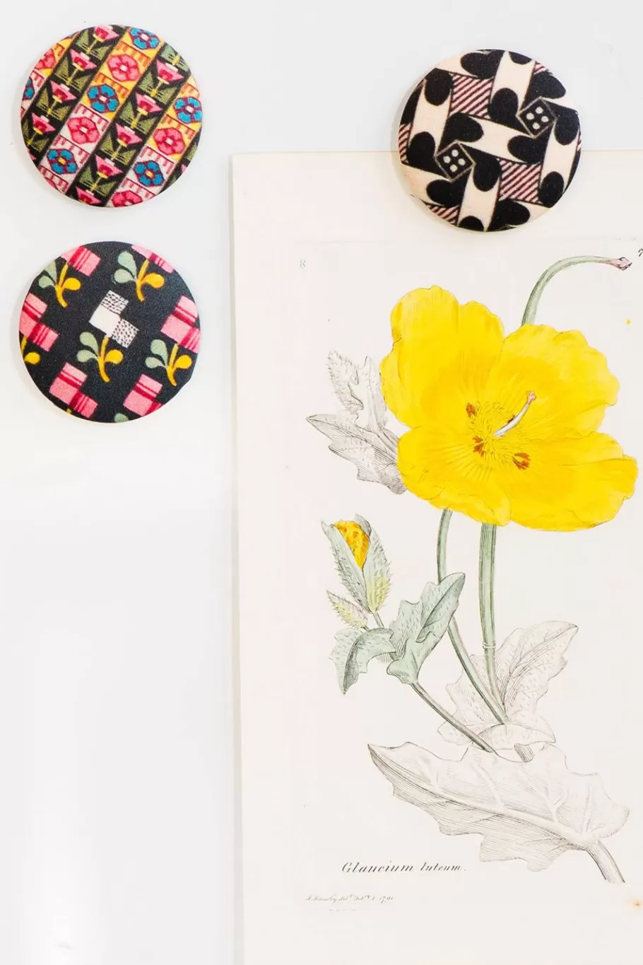 Women Lazybones Painted Floral Magnet