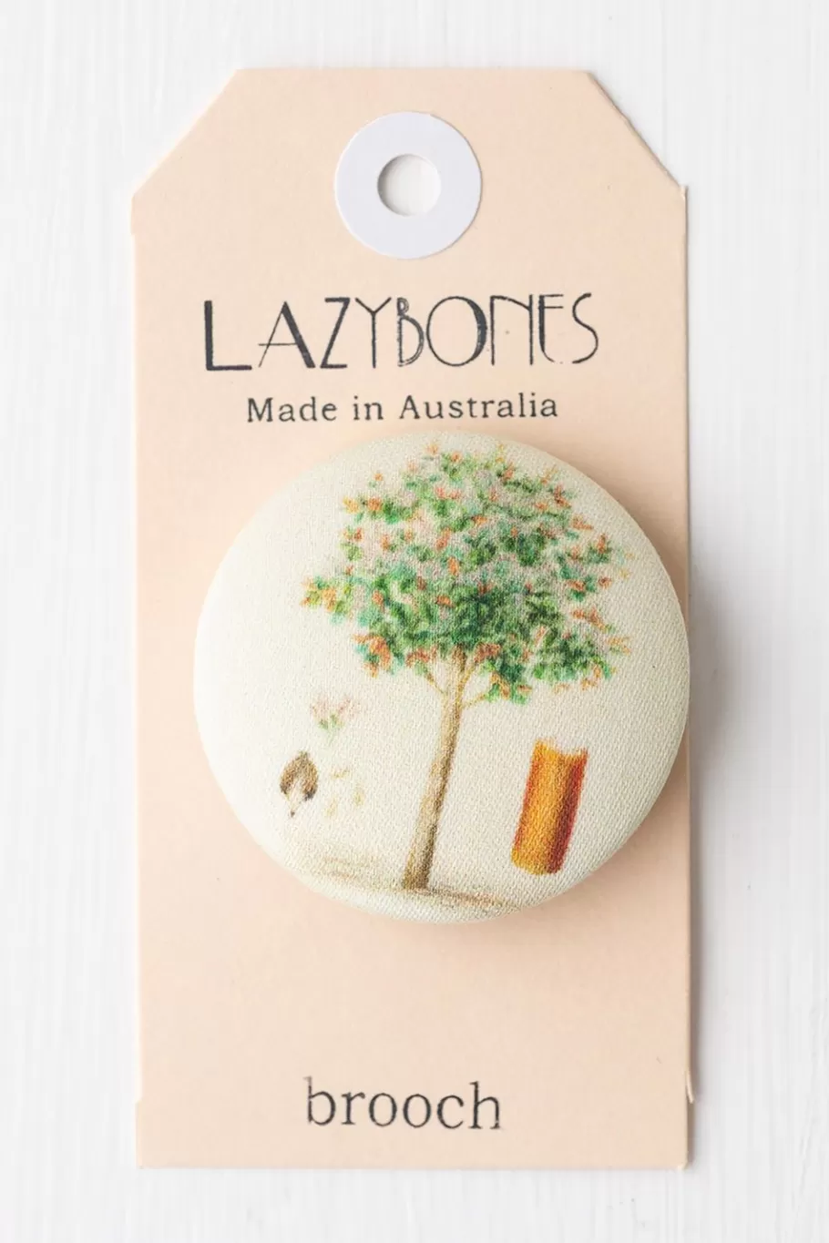 Women Lazybones Quinquina Brooch
