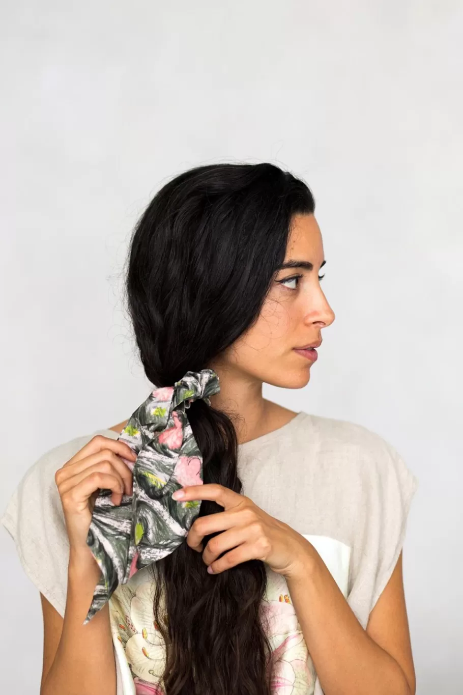 Women Lazybones Scrunchie Scarf In Rosalie