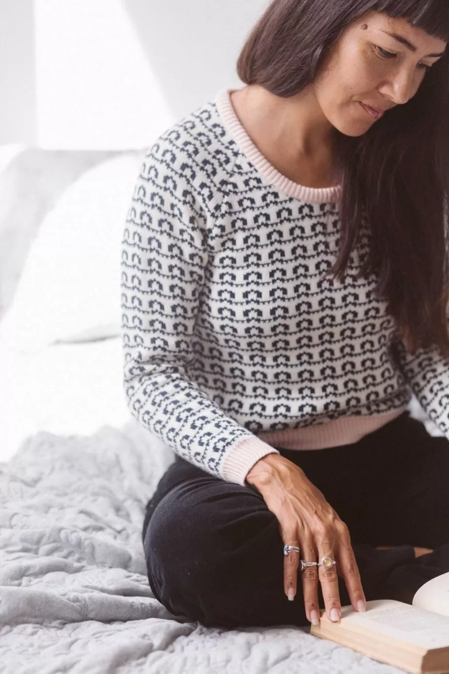Women Lazybones Tilda Jumper In Loop *Organic Cotton