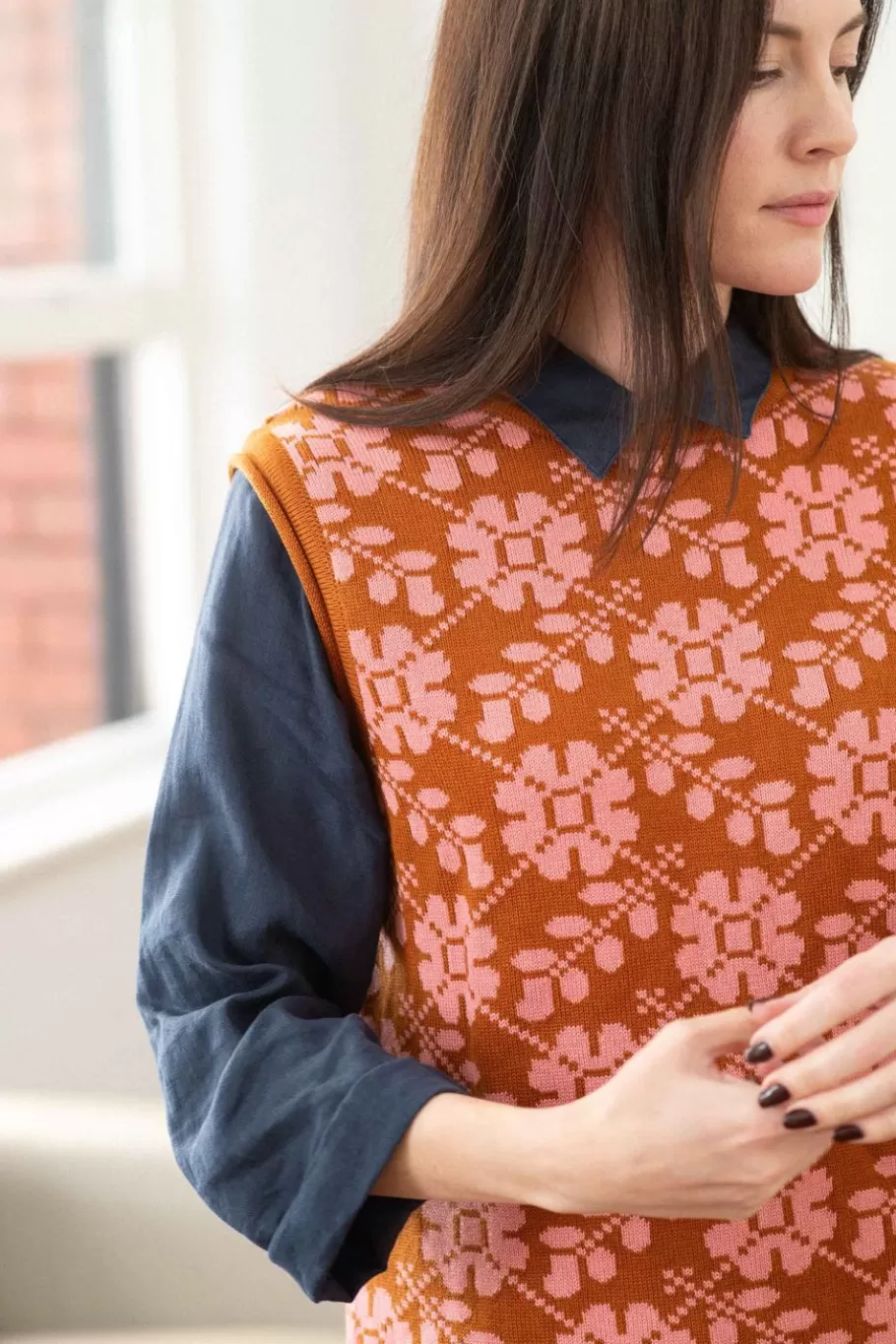 Women Lazybones Valerie Vest Floral *Organic Cotton