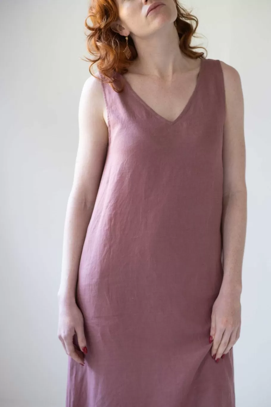 ziggy_dress_woodrose_2.webp Women Lazybones Ziggy Dress Woodrose